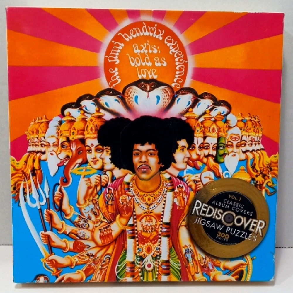 JIMI HENDRIX CLASSIC ALBUM COVERS DOUBLE SIDED JIGSAW PUZZLE